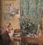 Edouard Vuillard Mrs. Black s call oil painting artist